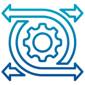 Scalable and Flexible Delivery Models Icon