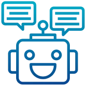 Button-based Chatbot Icon