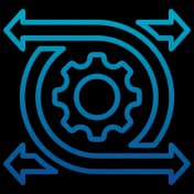 Scalable and Flexible Delivery Models Icon